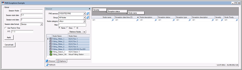 CygNet FMS Exceptions Control